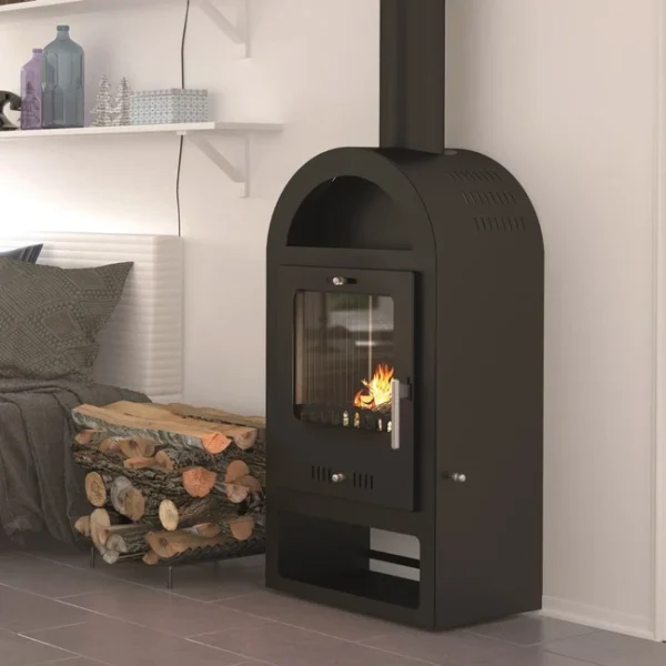 Poêle à bois - BELLEZA Maestro K Luxe Gris - 7 kW